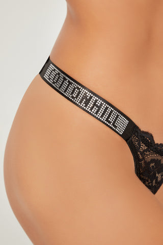 Tanga Strass