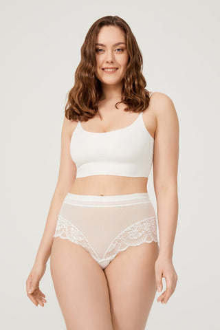 Cottonhill - Short detallado en encaje - GLOYRA -