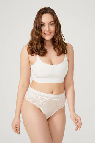 Cottonhill - Tanga detallado de encaje - GLOYRA -