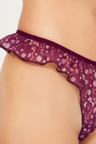 Cottonhill - Tanga Frilly de tul - GLOYRA -